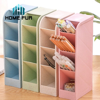 Home Fur กล่องจัดระเบียบ กล่องใส่เครื่องเขียนอเนกประสงค์  วางได้ทั้งแนวตั้งและแนวนอน