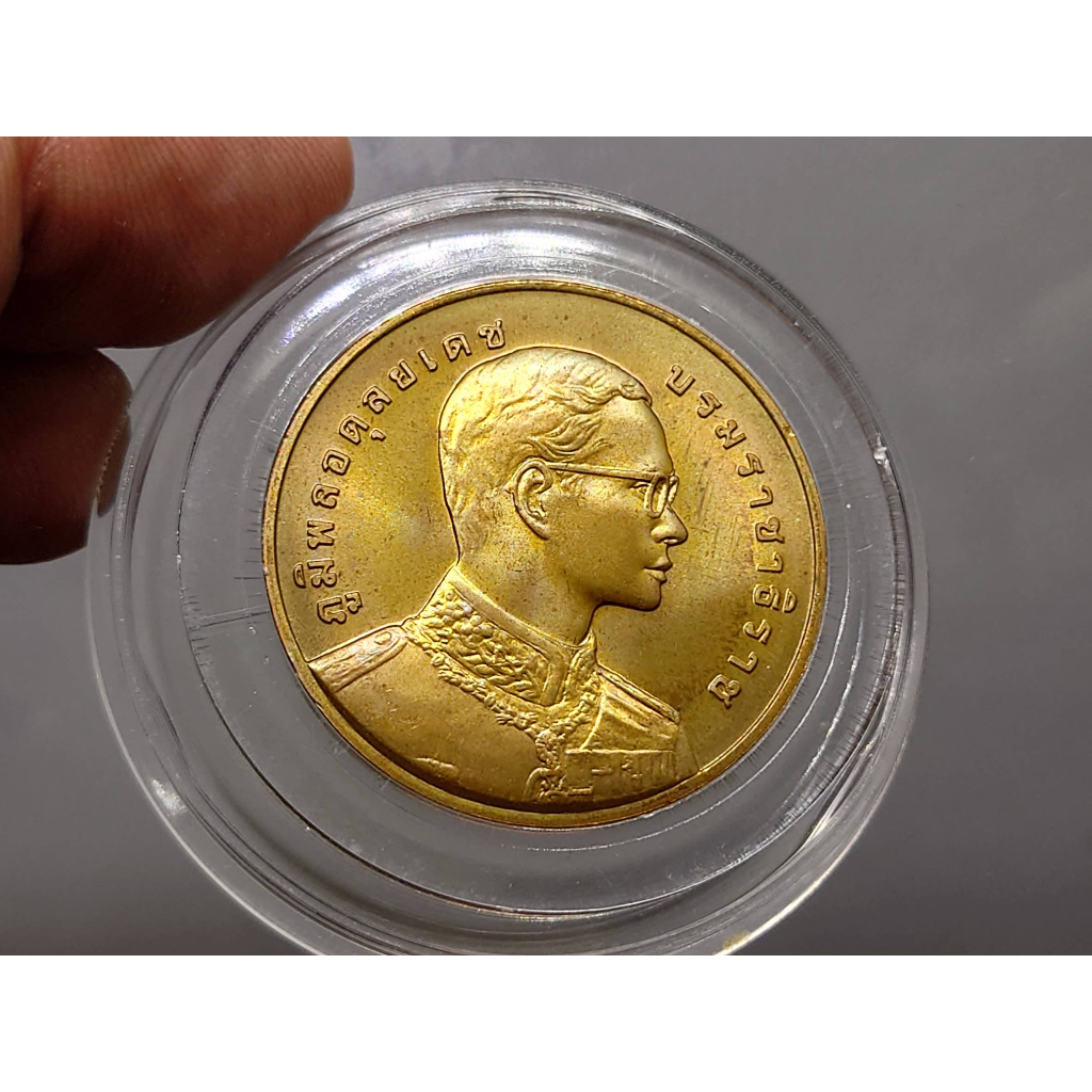 เหรียญเนื้อทองแดง ที่ระลึก พระรูป - รัชกาลที่ 9 ร9 หลัง พระสยามเทวาธิราช ปี 2540 หายาก #ของสะสม #วัตถุมงคล