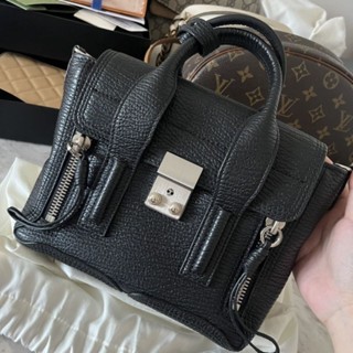 🔥👜กระเป๋า USED Like new philip lim mini สีดำ รุ่นฮิตค่า น้องสีดำคลาสสิค