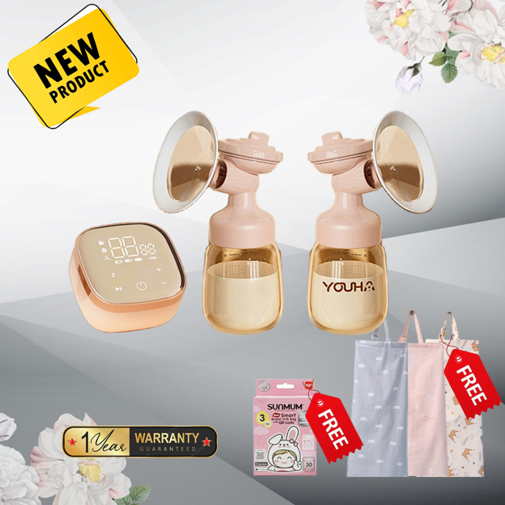 สินค้าใหม่ 🔥 Youha YH-A2 หน้าจอสัมผัส ปั้มคู่ ซ้าย-ขวา ได้ 6 โหมด 9 ระดับ