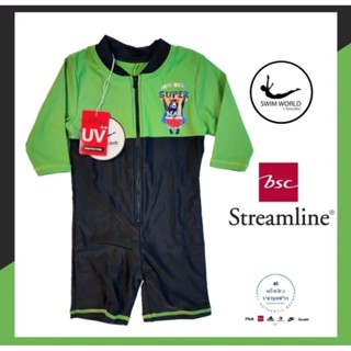 ชุดว่ายน้ำเด็ก Swim world by Streamline ลดราคาเยอะมาก กันUV ไซส์4-6จะไม่มีลายการ์ตูน