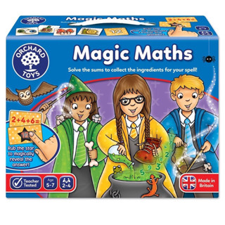 ORCHARD TOYS, Magic Math บอร์ดเกมส์เด็ก เสริมทักษะ บวก ลบ เลข ลิขสิทธิ์แท้ นำเข้าจากอังกฤษ ของเล่น 5-7 ปี🇬🇧💯