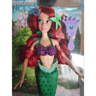 **กล่องไม่สวย** Disney Ariel Doll Little Mermaid Princess Theme Parks Collection