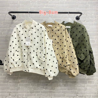 พร้อมส่ง🧄เสื้อแจ๊คเกต สาวอวบอ้วน อก56”