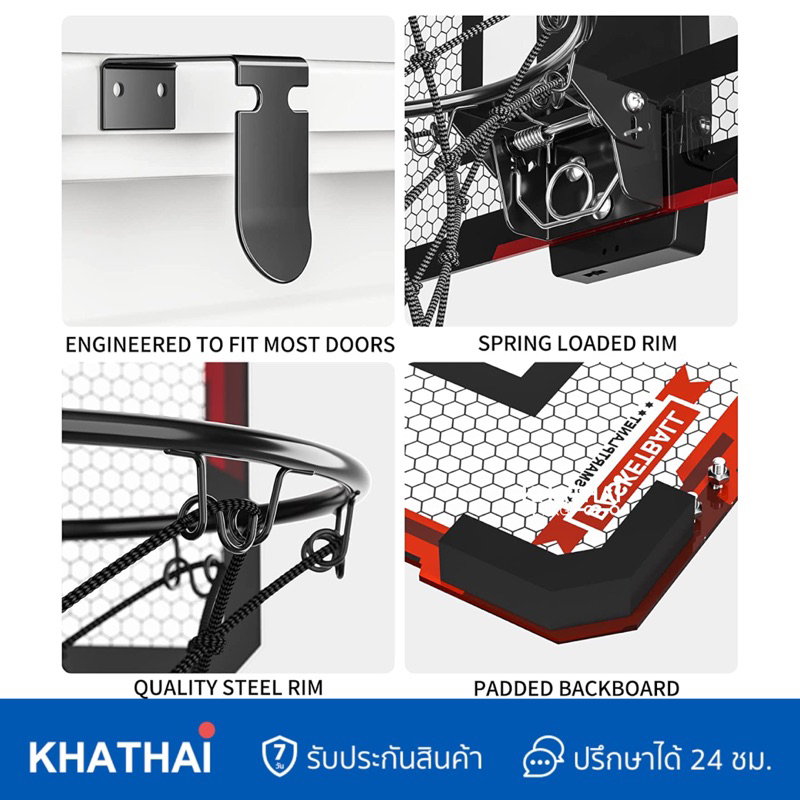 Basketball Hoop แป้นบาส นับแต้มได้ ติดผนัง แขวนผนัง สำหรับเด็ก พับได้ BY-988-621A1