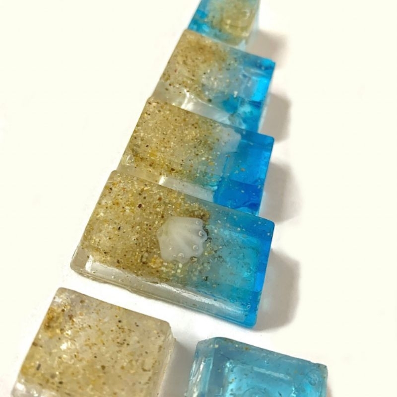 🏝 sea keycaps คีย์แคปทะเลสวยๆ คีย์บอร์ดเกมมิ่ง แต่งคอม แต่งคีย์บอร์ด คีย์แคปเรซิ่น