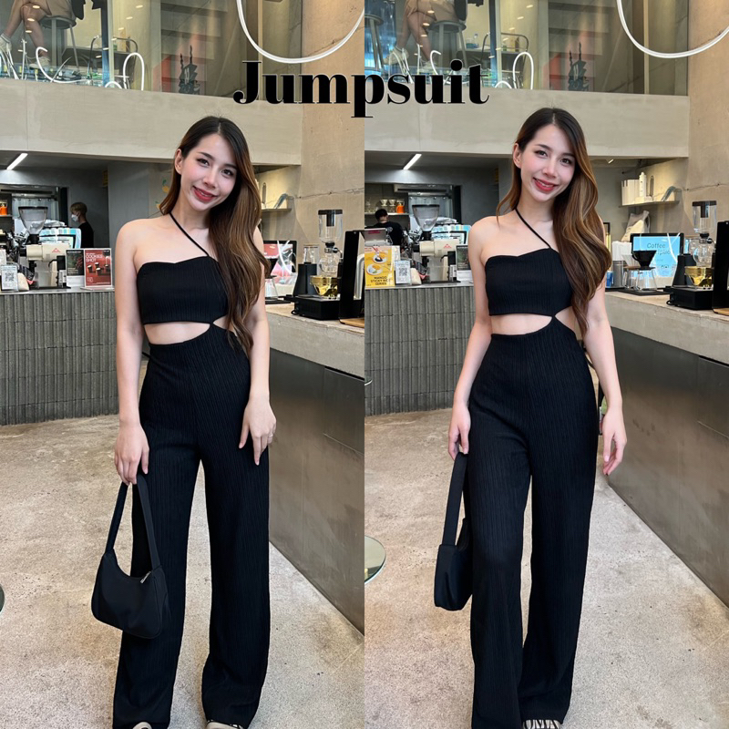 jumpsuit PJ ชุดจั้มขายาว งานร้าน Pearpear168