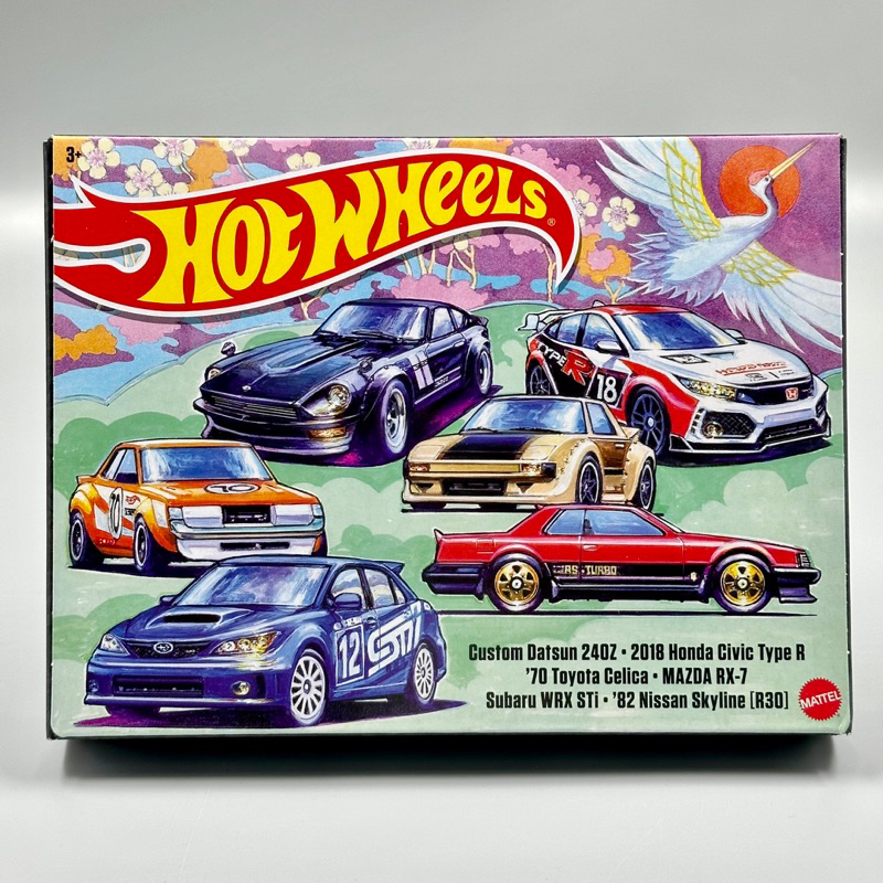 Hotwheels | Multipack Set 6 Japanese Cars JDM สเกล 1:64
