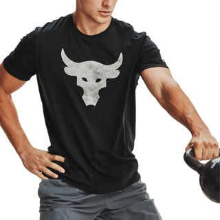 เสื้อยืด Under Armour Project Rock Brahma Bull Logo Short Sleeve เสื้อยืด UA สินค้าแท้ 100%