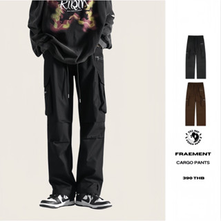 THEBOY-FRAMENT CARCO PANTS กางเกงคาร์โก้ทรงกระบอกตรง