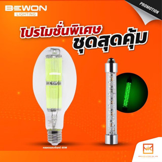 BEWON หลอดแสงจันทร์ LED แสงเขียว หลอดไดหมึก 30W 12V และ 65W 220V Bewon