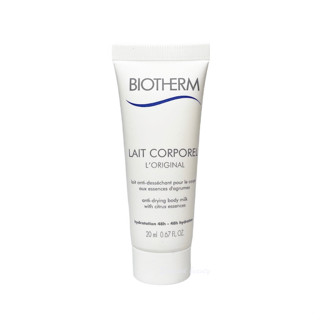 Biotherm Lait Corporel Anti-Drying Body Milk 48H Hydration 20 ml โลชั่นทาผิวผสมน้ำนม