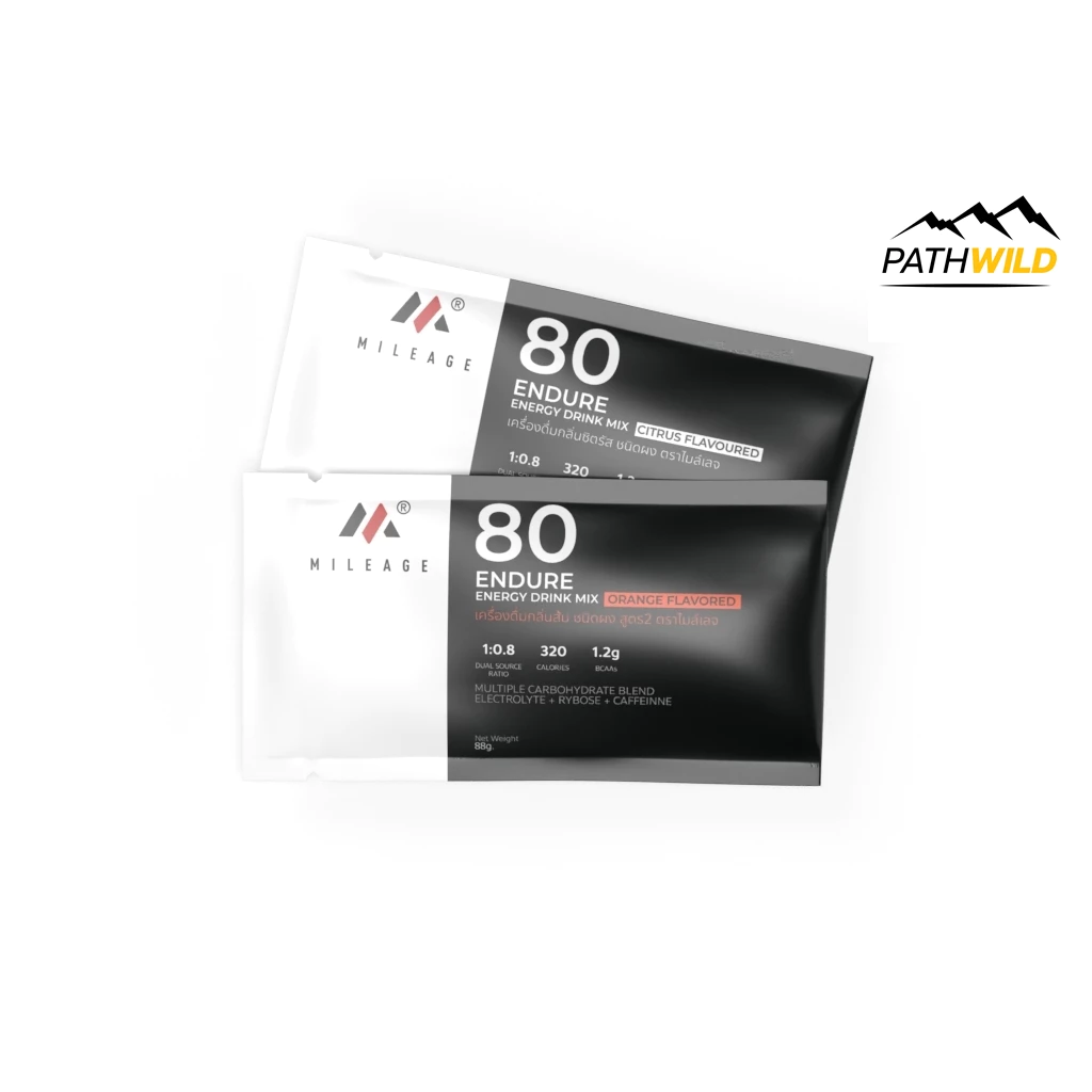 MILEAGE ENERGY DRINK MIX 80Endure ผงชงดื่มให้พลังงาน เหมาะกับการออกกำลังกาย เล่นกีฬา