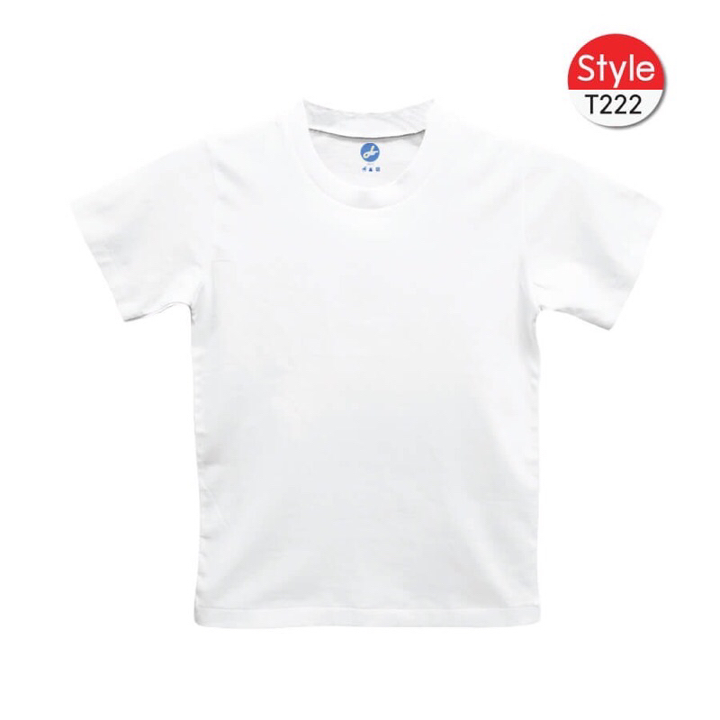 เสื้อยืดเด็กสีขาว jpress