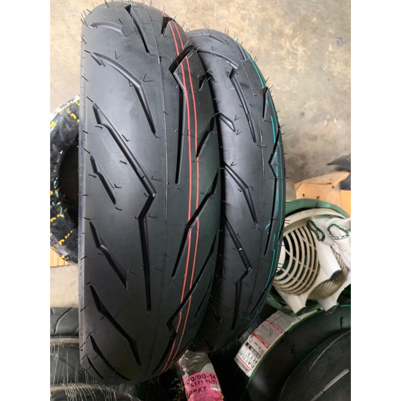 PKT ลาย Rosso Sport ขนาด 120/70-17+160/60-17 ปี25 ทุกเส้น