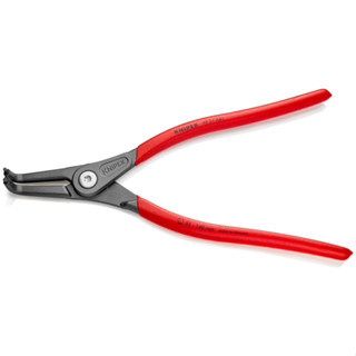 คีมถ่างแหวนปากงอ KNIPEX NO.49 21 A41 Precision Circlip Plier to assemble external circlips on shafts (305mm.)