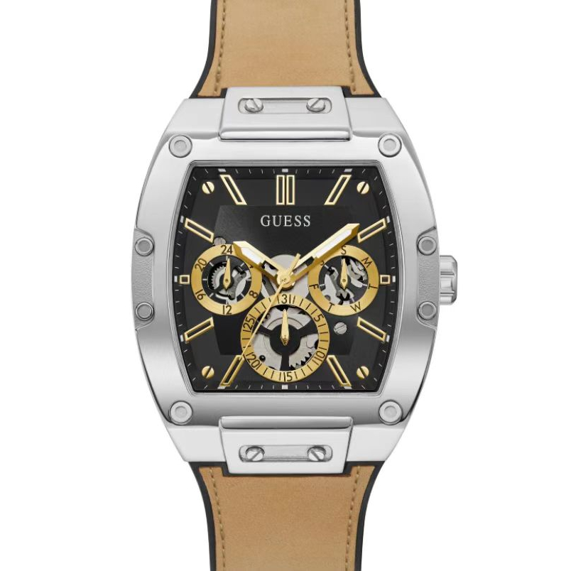 Guess Men's watch Black And Gold-Tone Square Multifunction Watch GW0202G1 GW0202G4 GW0203G1 GW0032G1 43mm