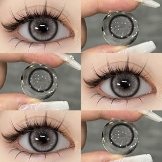 แว่นตาสายตาสั้น{เกรด -1.00~-6.00} ขนาดมินิ🌷 DIAMOND Series คอนแทคเลนส์สีน้ำตาลเทา คอนแทคเลนส์สีสันสดใส มีสไ 2pcs