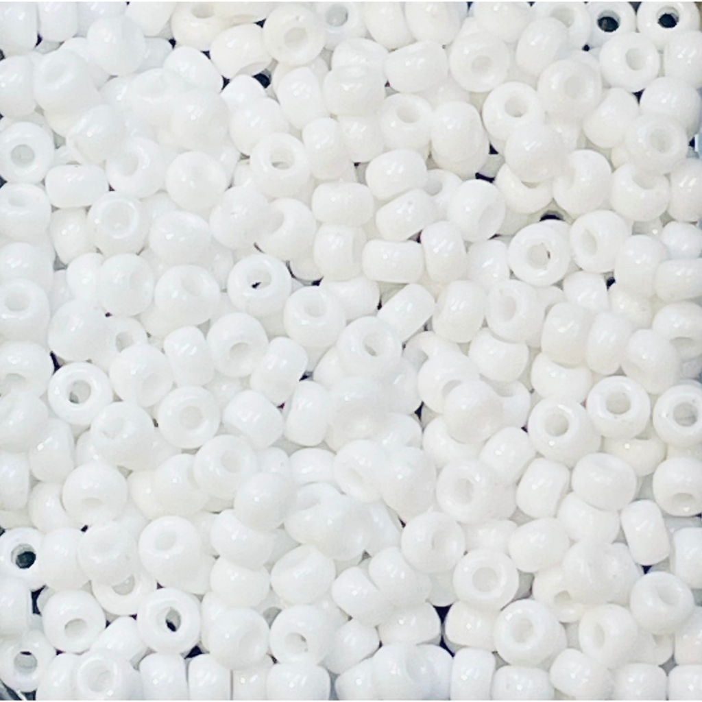 8/0 # 402 (741) เม็ดบีด ลูกปัดแก้ว เม็ดทราย Miyuki Seed Beads