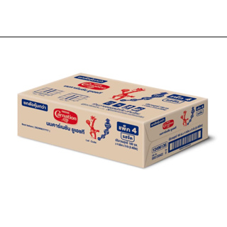 [นมกล่อง] CARNATION นมยูเอชที คาร์เนชัน สมาร์ท โก  รสจืด 180 มล(1 ลัง : 36กล่อง) นมกล่องยูเอชทีสำหรับเด็กอายุ 1 ปี