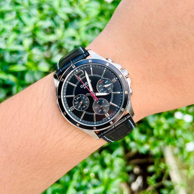 casioของแท้รุ่นMTP-1374D/MTP-1374Lนาฬิกาข้อมือสำหรับผู้ชาย