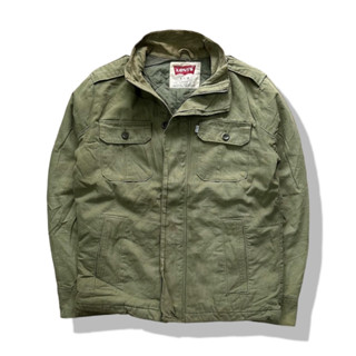 Levis Green Military Jacket รอบอก 44”