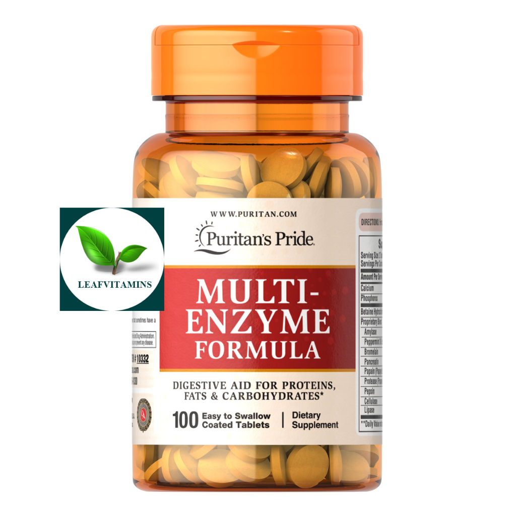Puritan's Pride Multi Enzyme / 100 Tablets