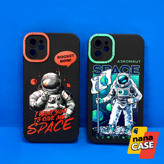 ไอโฟน 7+ 11 / Realme C35 5  / Xiaomi Redmi 9A Redmi 9T  เคสมือถือนิ่ม TPU กันเลนส์กล้องนูนสีพื้นพิมพ์ลายการ์ตูนเท่