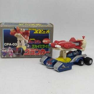 Bandai Popy มินิ ฟิกเกอร์ capsule popynica สองสิงห์อวกาศเคียวไดน์ Space Ironmen Kyodyne ปี 2002 สินค้าใหม่ แท้