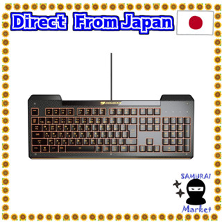 【Direct From Japan】 COUGAR Gaming Keyboard Aurora LED Back Light Light Membrence Switch Modern Design CGR-AURORA [Domestic Genuine]