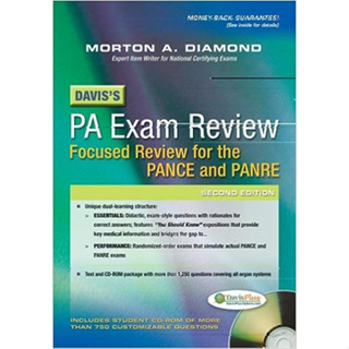 Daviss Pa Exam Review: Focused Review for The Pance and Panre (With Cd-Rom) (Paperback) ISBN:9780803629516