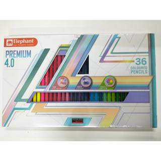 ดินสอสีไม้แท่งยาว Premium 4.0 จำนวน 36สี