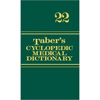 Tabers Cyclopedic Medical Dictionary (Paperback) ISBN:9780803629776