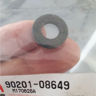 9020108649 แหวนรอง  FINO Nouvo Tricity SR400 ขนาดรู m8  แหวนยึดท่อไอเสีย Washer Plate แท้ 90201-08649 -08086 -086P8