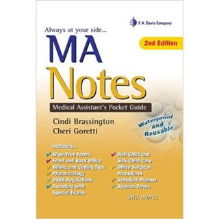 Ma Notes, Medical assistants Poket Guide (Spiral-Bound) ISBN:9780803623668