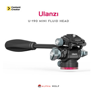 Ulanzi U-190 Mini Fluid Head หัวแพนวีดีโอ Panoramic 360° รับน้ำหนักได้ 10kg รับประกัน 1 ปี