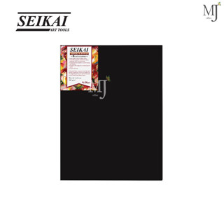 Black Canvas Seikai เฟรมผ้าใบ เซไก เฟรมผ้าใบสีดำ ผ้าใบแคนวาส เฟรมวาดรูปสีดำ หนา 380 แกรม ขนาด 30x40 CM.