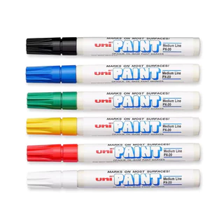 (USP)💯แท้พร้อมส่ง💯(กล่อง12แท่ง) UNI PAINT MARKER PX-20 ปากกาเพ้นท์ แท่งใหญ่ ยูนิเพ้นท์ มาร์คเกอร์ ปากกาเพนท์ ปากกาน้ำมัน