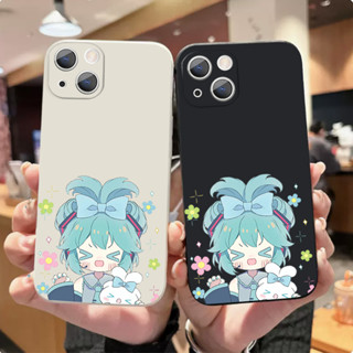 Hatsune Miku เคสไอโฟน oppo A74 A3S Reno6 Reno7pro เคสโทรศัพท์มือถือ 14promax TPU นิ่ม case Order Remark Model