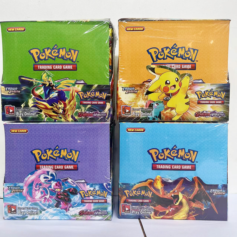 Anime 360Pcs Pokemon Cards Box Sun & Moon Evolution Booster Box Chilling Reign English Pikachu Game Card Children Toys