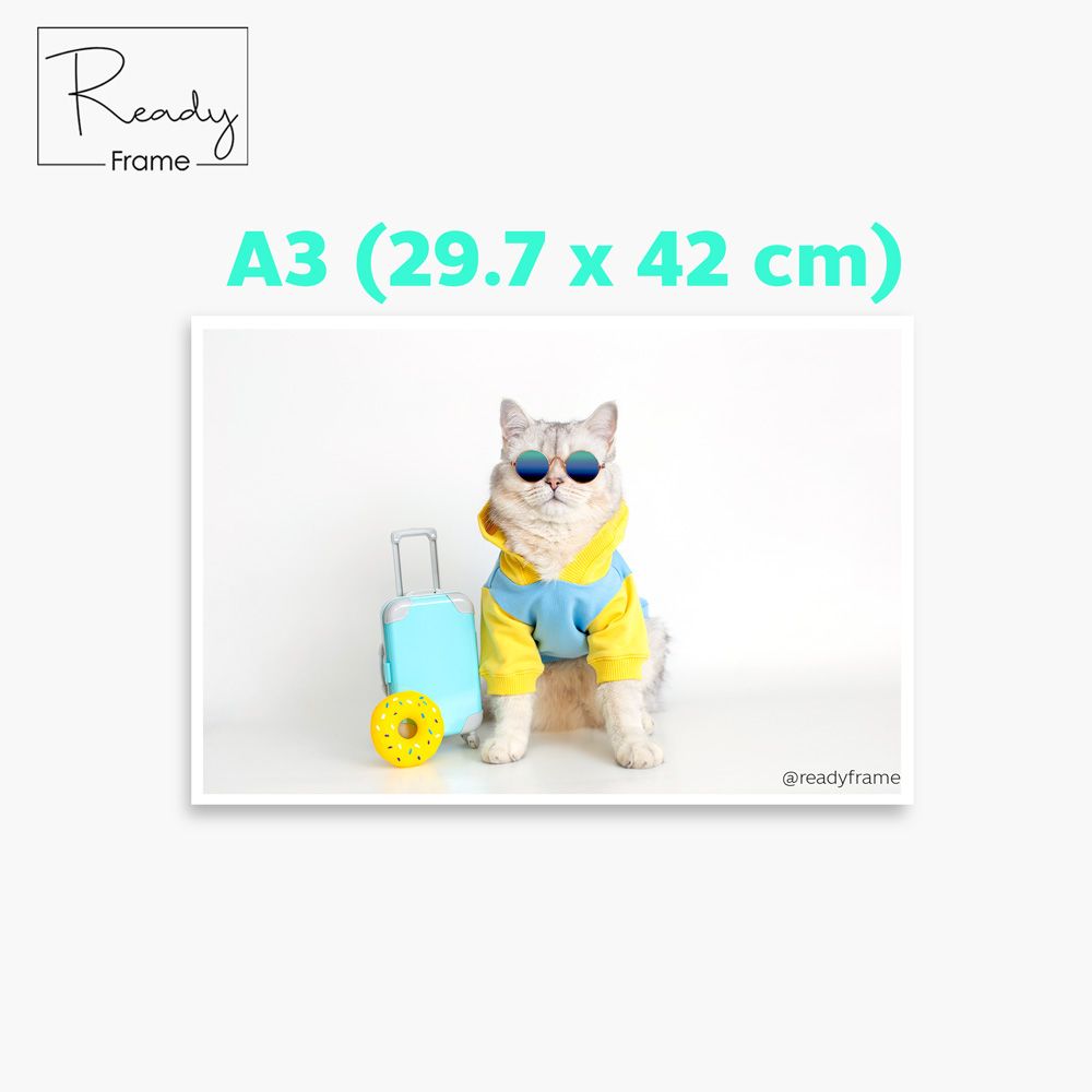อัดรูป ปริ้นรูป ล้างรูป A3 29.7x42CM(1ใบ) อัดรูปคุณภาพพรีเมี่ยม **กรุณาอ่านรายละเอียดก่อนสั่งซื้อ**