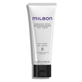 เจลสำหรับจัดแต่งทรงผม Milbon Wet Shine Gel Hair Cream 8