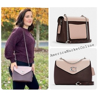 กระเป๋าหนัง COACH/ TAMMIE SHOULDER BAG IN COLORBLOCK (COACH C7952)