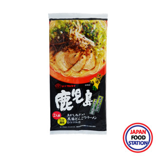 MARUTAI KAGOSHIMA KUROBUTA TONKOTSU RAMEN185G(19549)ราเมนกึ่งสำเร็จรูปรสซุปกระดูกหมูคุโระบูตะ JAPANESE INSTANT RAMEN