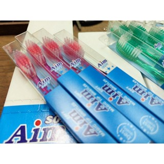 แปรงสีฟันเอม ขนนุ่มธรรมดา (12ด้าม)