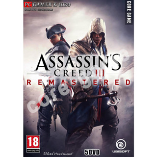 Assassins Creed 3  Remastered  แผ่นและแฟลชไดร์ฟ  เกมส์ คอมพิวเตอร์  Pc และ โน๊ตบุ๊ค