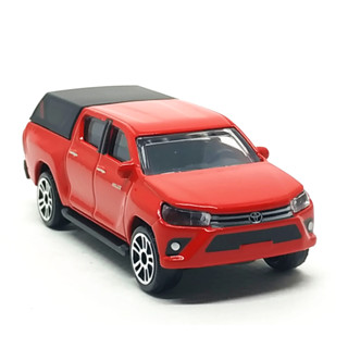 Majorette Toyota Hilux Revo Red ล้อ D5S Scale 1/58 (8cm) ไม่มี package