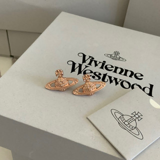 👛ของแท้💯% New! Vivienne Westwood Earring (❗️เช็คสต็อคก่อนสั่งอีกทีนะคะ📲)