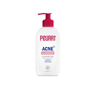 PEURRI ACNE CLEANSER 250ML เพียวรี เคลียร์ ออล แอคเน่ คลีนเซอร์ เจลทำความสะอาดผิวหน้าและผิวกาย อ่อนโยนพิเศษ สำหรับผิวแพ้ง่าย 250 มล.