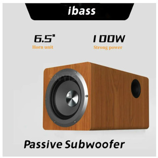 100W 6.5 นิ้ว ตู้ลำโพงซับ Active Subwoofer ซับวูฟเฟอร์ สำหรับ โฮมเธียเตอร์มีแอมป์ขยายสัญญาณในตัว) เชื่อมต่อได้กับ ลำโพงข